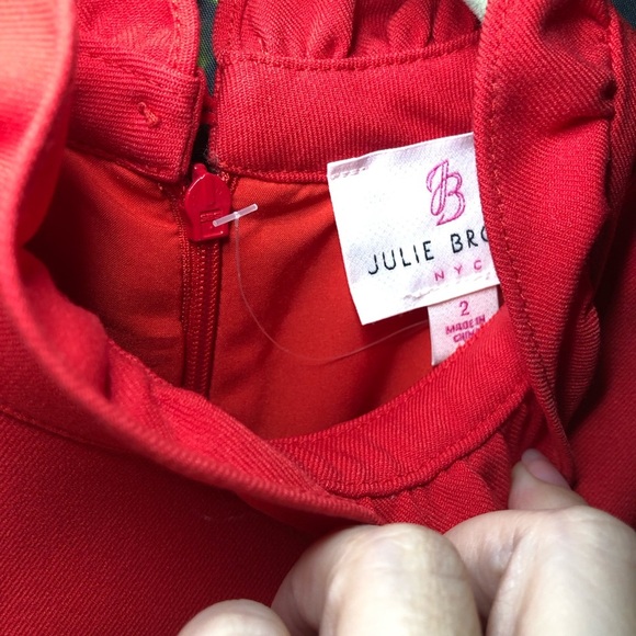 Julie Brown Mya Red Sheath Dress 2 - Picture 6 of 15